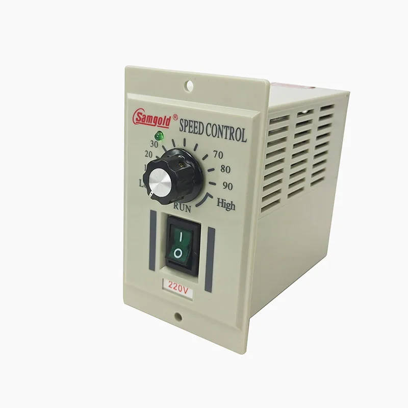 Controlador de velocidad del motor de CC, entrada AC220V, imán permanente, motor cepillado, controlador de DC-51, salida 24V90V110V180V