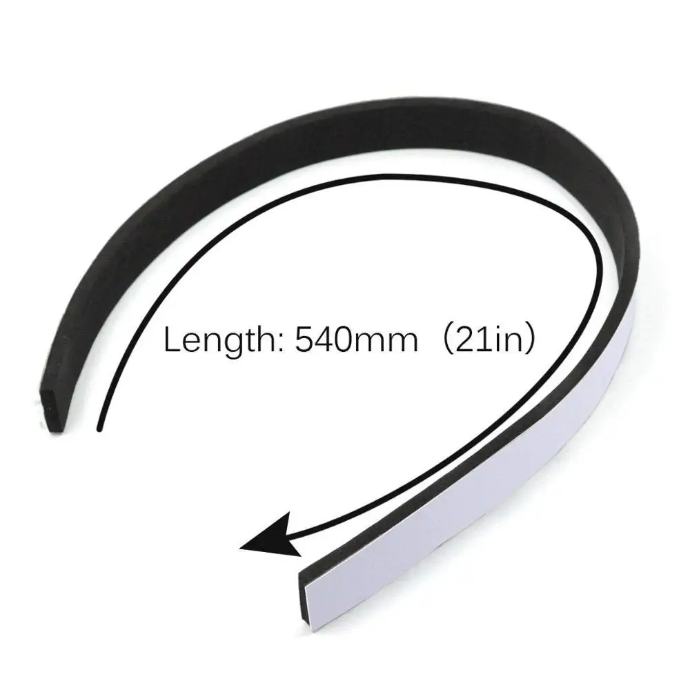 Tiras de parachoques suaves para Roomba, accesorio de protección para Robot y muebles, compatible con iRobot 671, Roomba 500, 600, 700, serie 800 (21 "X0.8")