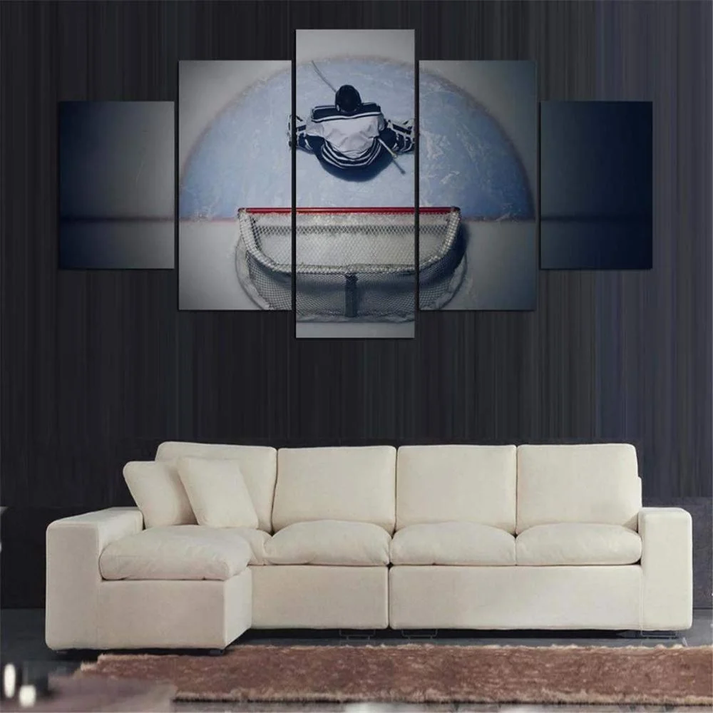 

Ice Hockey Goalie Canvas Painting, Living Room Pictures, Home Decoration Poster, 5 Pcs