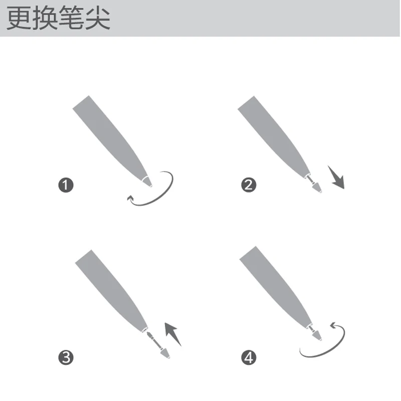 Puntas de lápiz originales para Huawei M-Pen2, punta de lápiz reemplazable para Huawei M-Pen2 Stylus, punta de lápiz táctil