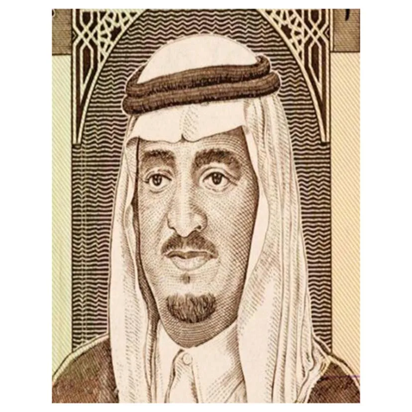 Full Square/Round 5D DIY Portrait Mosaic Embroidery King Of Saudi Arabia Decorative Gift Diamond Painting Living Decor  FH928