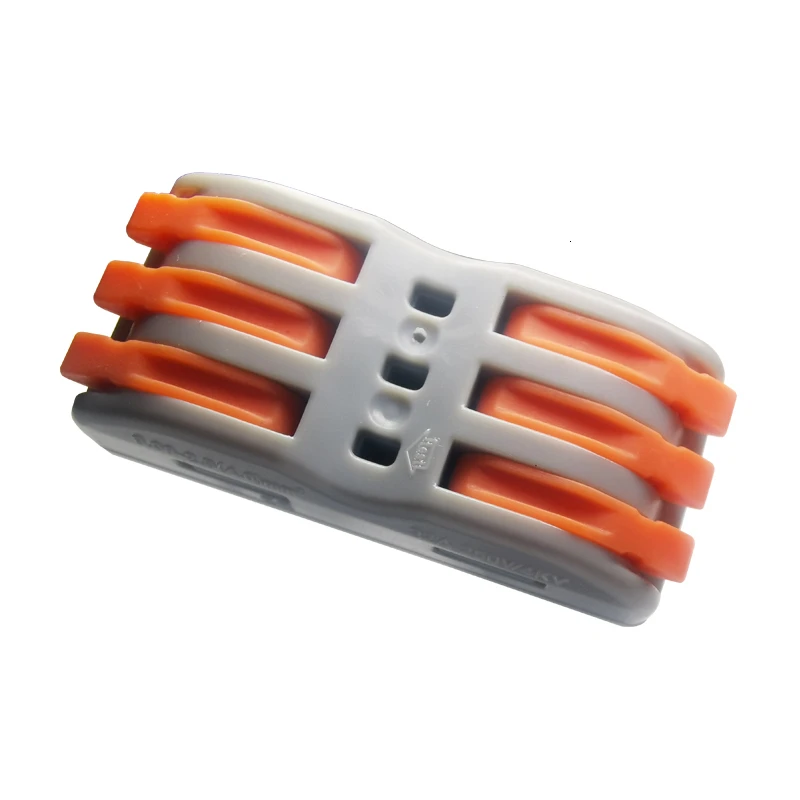 

30/50/100PCS Pin-222 Electrical Wiring Terminal Household Wire Connectors Fast Terminals For Connection Of Wires Lamps SPL-3