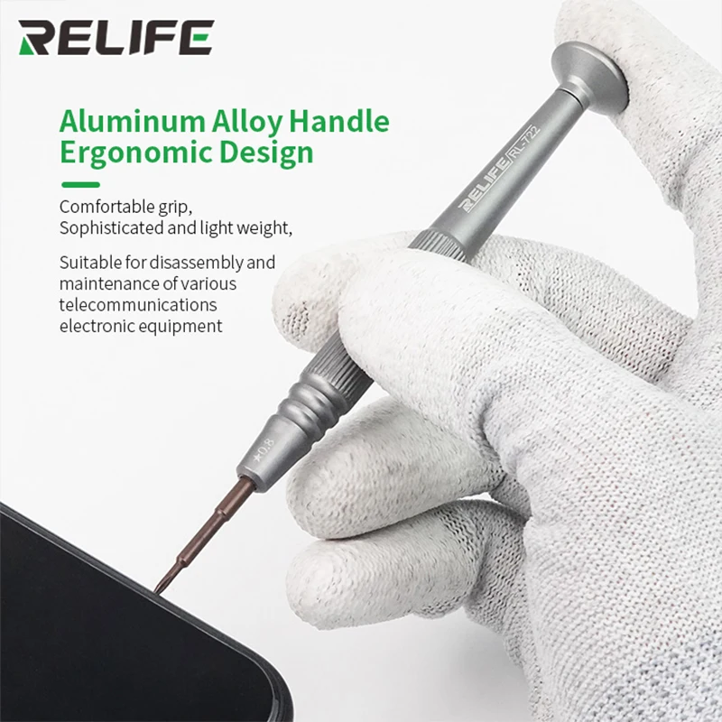 RELIFE RL-722 Screwdriver Maintenance Screw Driver Set Y0.6 T2 Precision Screwdriver Phone Repair Tools Screwdrivers Set