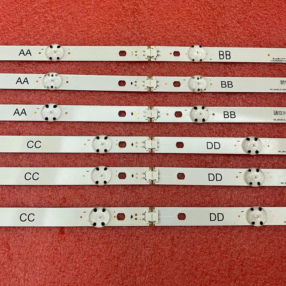 Faixa de retroiluminação LED para TV 65UJ6320 65UJ634T 65UJ6309 65UJ632T 65UJ633T 65UJ6300 65UJ630V 65UJ634V 65UJ5500 65UJ6307 65UK6100YVA