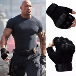 Half Finger Hiking Fight Tactical Gloves Men Protect Shell Carbon Airsoft Outdoor Mittens Paintball Shooting Hunting Gloves