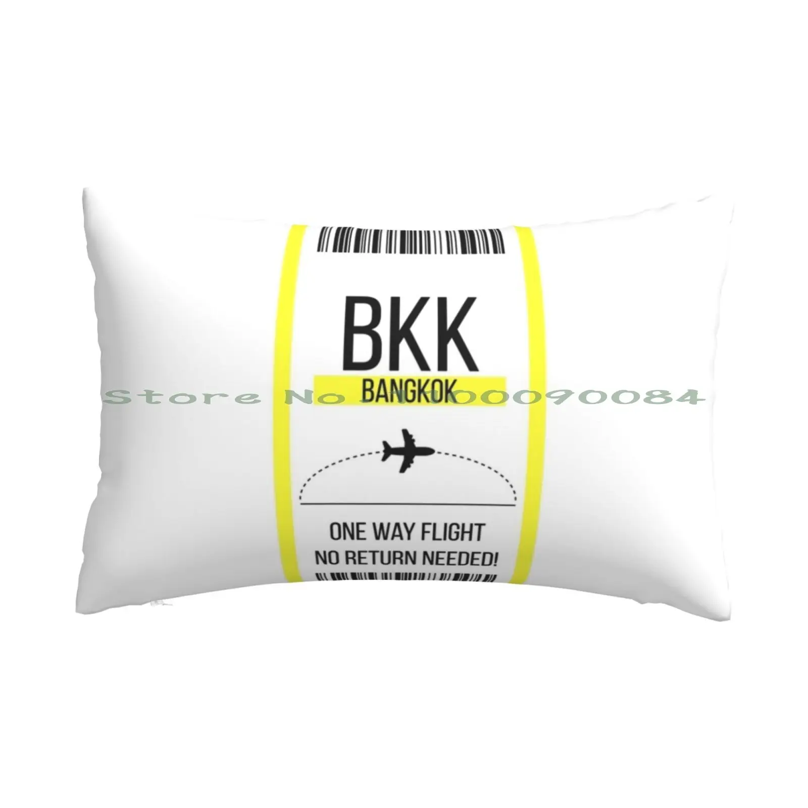 One Way Ticket To Bangkok! Pillow Case 20x30 50*75 Sofa Bedroom Tzos Xtz Cryptocurrency Bitcoin Btc Ethereum Blockchain