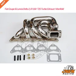 JKVK RACING Full SS304 T25 EXHAUST MANIFOLD LANCIA DELTA INTEGRALE, F AT COUPE 2.0 16V TURBO, AL FA ROMEO 155 2.0 Q4