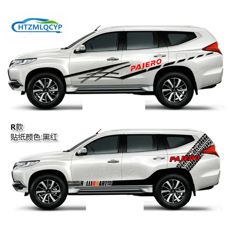 

Для Mitsubishi New Pajero персонализированный дизайн внешний вид наклейка Pajero Sport 2010-2020 боковые наклейки для тела