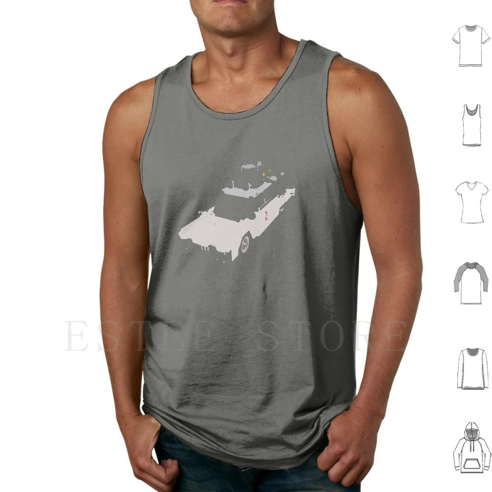 Ecto-1 Camisetas sin mangas Chaleco sin mangas Ecto1 Bill Murray Fantasmas que vayas llamar película comedia sobrenatural