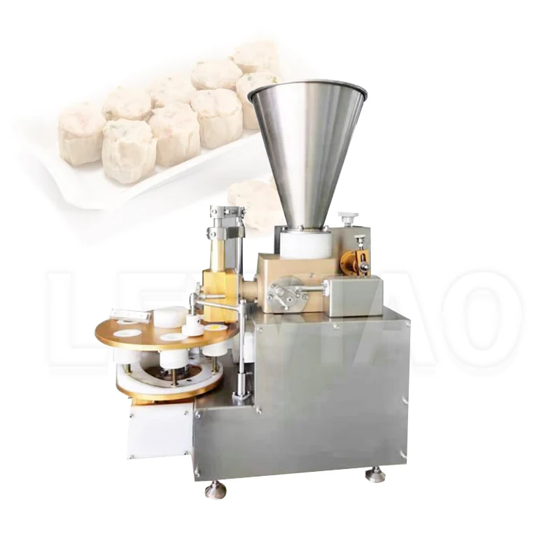 กึ่งอัตโนมัติ 14-60g Siu Mai Maker Siomai เครื่องขึ้นรูป