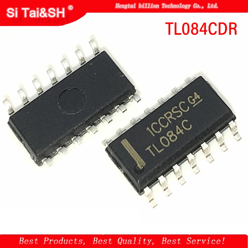 10pcs/lot TL084CDR TL084C TL084 SMD SOP-14 Quad Operational Amplifier new original