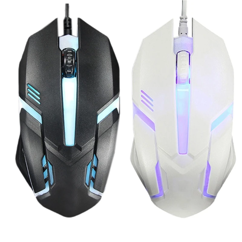 Ergonomic Wired Gaming Mouse Button LED 1000 DPI USB Computer Mouse Gamer Mice S1 Silent Mause With Backlight For PC Laptop