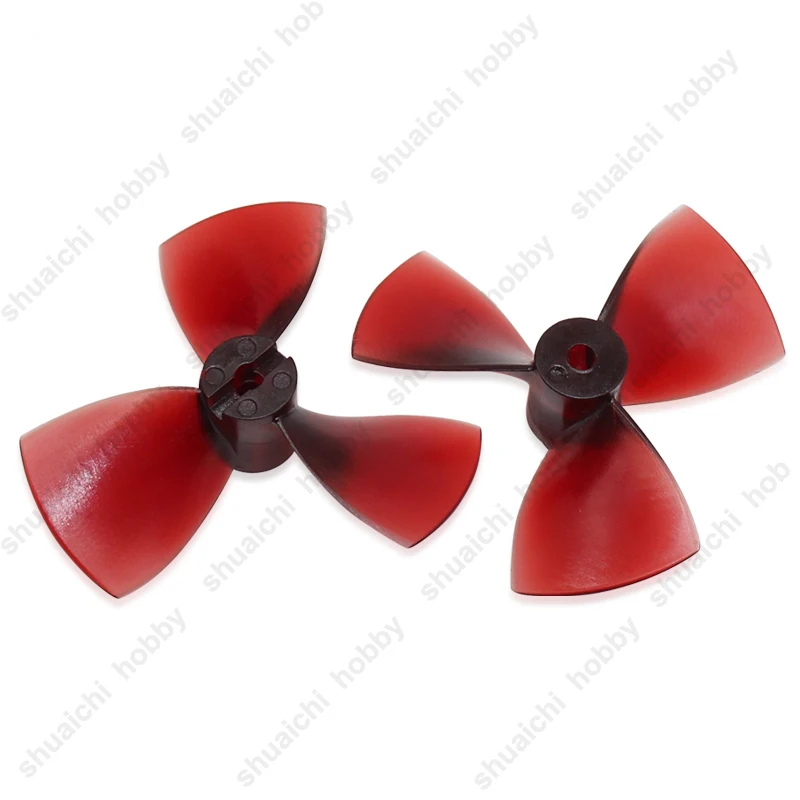 1Pair Dia 80mm 3 Blade Propeller PC High Strength Positive Negative Large Thrust Prop for DIY Model Ship ROV Underwater Thruster