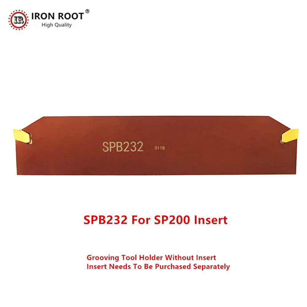 IRON ROOT SPB226 232 26-5 32-6 326 332 426 432 CNC Lathe Machining Tool Grooving Tool Holder  For SP300 200 Lathe Tool Holder