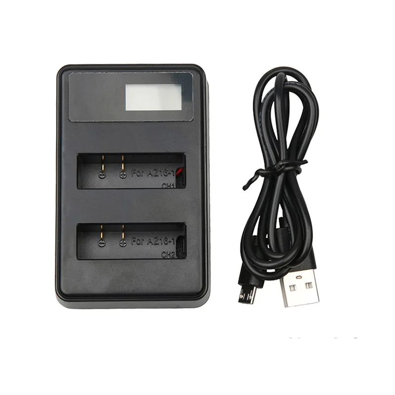 1400mAh Batteries  For Xiaomi Yi 2 4K Yi plus  + LCD USB Dual Charger For XiaoYi lite Xiaomi Yi II 4K Action camera Accessories