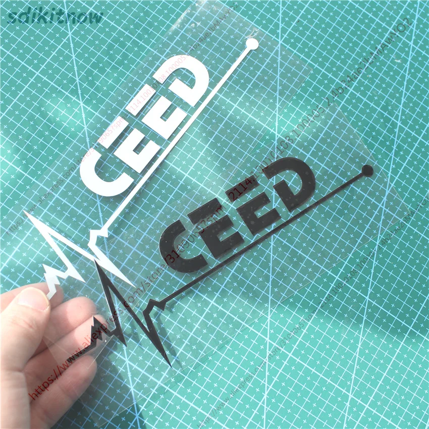 2pcs/lot 20cm Heart Car Sports Decal Sticker Styling Window Door Decoration For kia ceed JD GT ED EX 2023 2018 2013 accessories