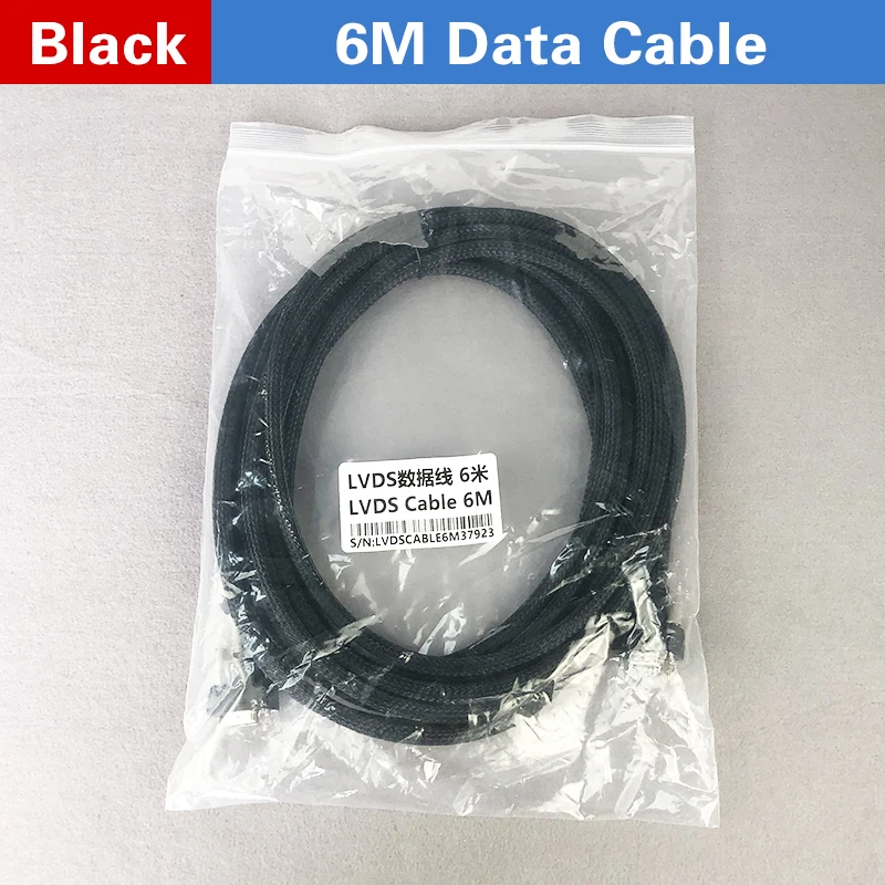 Good Price Black LVDS Cable 14pin 6M for Allwin Inkjet Printer Cable