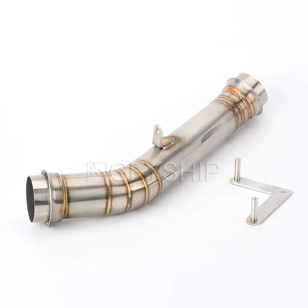 For KTM Superduke 1290 R 2014 2015 2016 1290 Super Duke R Escape Catalyst Delete Decat Pipe Exhaust Muffler Link Pipe