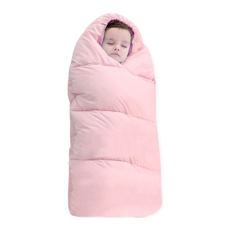 Baby Stroller Sleeping Bag Warm Foot Cover Universal Thickening Cushion Down Sleeping Bag Foot Cover Winter Out Windproof