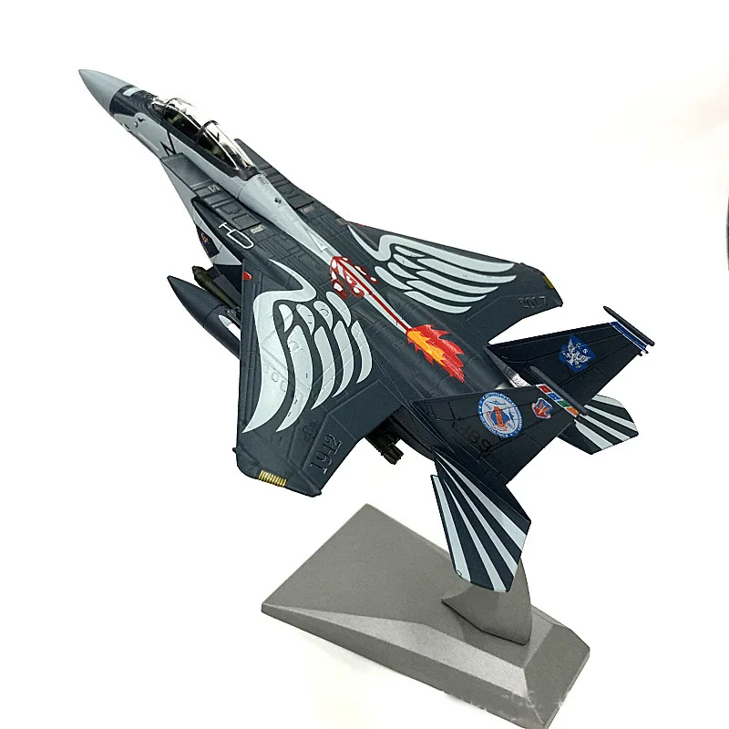 JASON TUTU Diecast Metal 1/100 Scale US Army F-15E Strike Eagle All-weather dual mission fighter Model Planes Drop Shipping