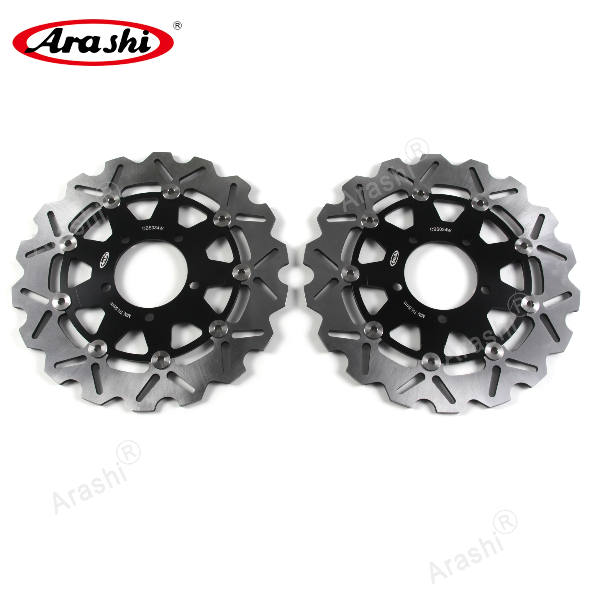 ARASHI VERSYS 1000 Front Rear Brake Rotors Brake Disc Set For KAWASAKI VERSYS 1000 2012 2013 2014 12 13 14 VERSYS 1000 ABS 2015