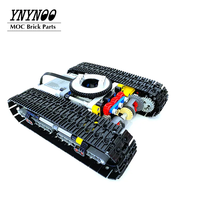 

300Pcs High-Tech Excavator full RC MOD - Undercarriage with Transverse Subtractor Building Blocks Model Bricks DIY Toys