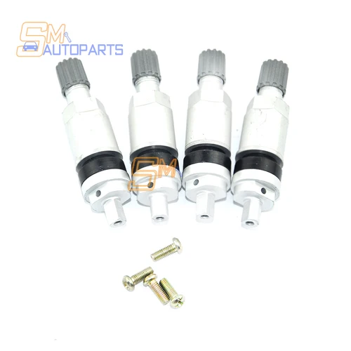 Imagen 2 del producto 1 Uds TPMS-21 válvulas de neumáticos aleación de aluminio vástago de válvula de coche Kit de Sensor de neumáticos válvulas sensor de presión de neumáticos