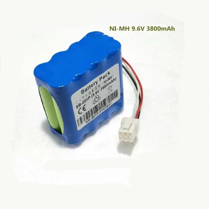 

9.6V 3800Mah Ni-mh Rechargeable Battery Pack For Nihon Kohden SB-201P PVM-2701 PVM-2703 PVM-2700 X076 Monitor