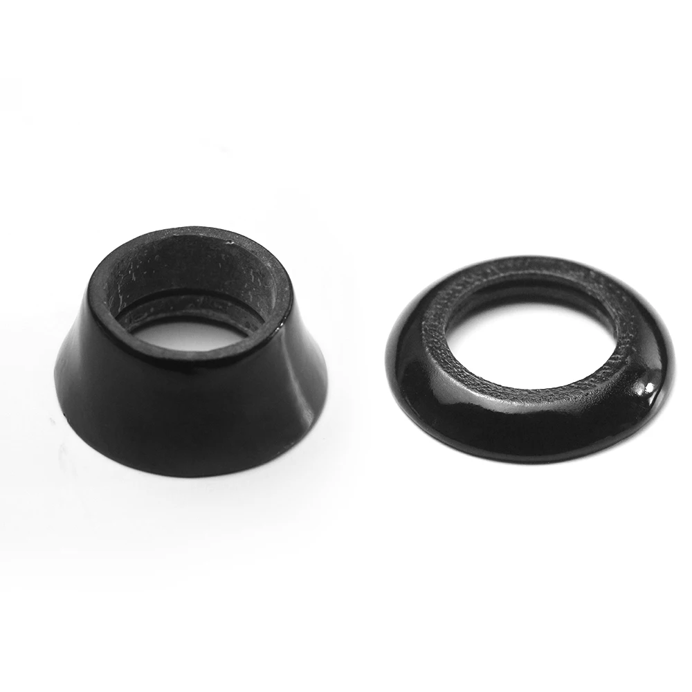 Carbon Fiber Headset Washer, No Logo, Black Paint, Taper Spacer, Mountain Road Bike, Stem Cover Spacers, 28.6mm