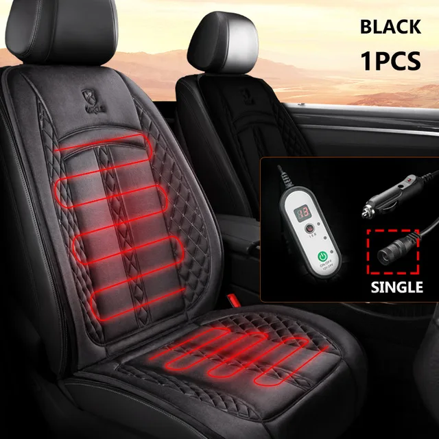 12V/24V Auto-Sitzheizung 120CM Verlängerte Beheizte Autositzauflage Warme Auto-Heizmatte Universelle Winter-Elektroheizung Sitzkissen – Detail 20