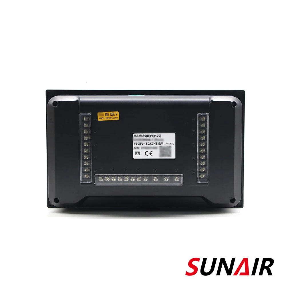 Painel de controle MAM880 100A 200A 400A das peças sobresselentes do compressor de ar do parafuso