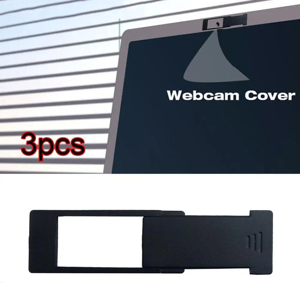 3Pcs Camera Cover Webcam Cover Ultra-Dunne Universele Slider Plastic Privacy Sticker For A Laptops Pc Mobiele Telefoon Tablet