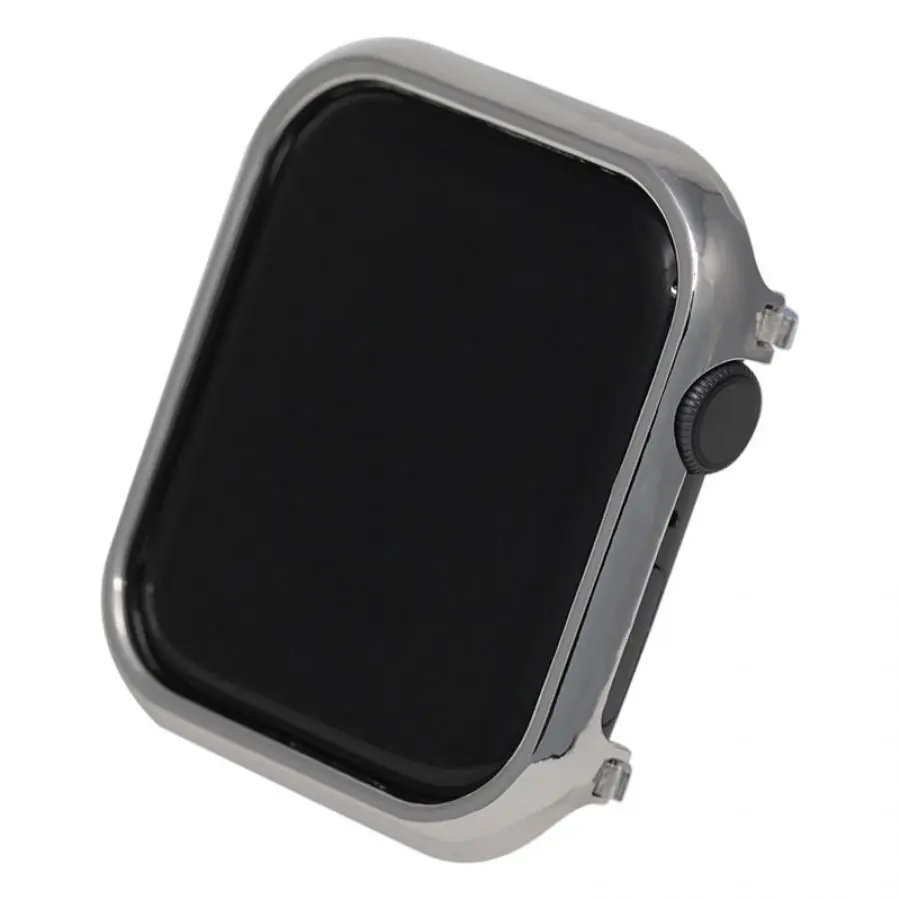 24K Gold Plated Metal Alloy Case Bezel for Apple Watch SE Series 6 5 4 44mm 40mm