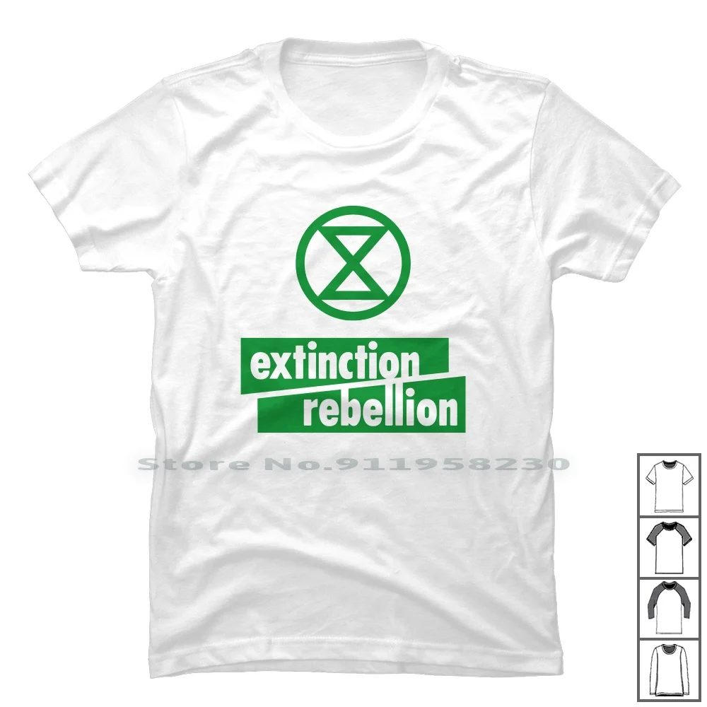 Extinction Rebellion T Shirt 100% Cotton Resistance Rebellion Protest Extinct Stance Mental Rebel Bell Test Logo Lion Elli