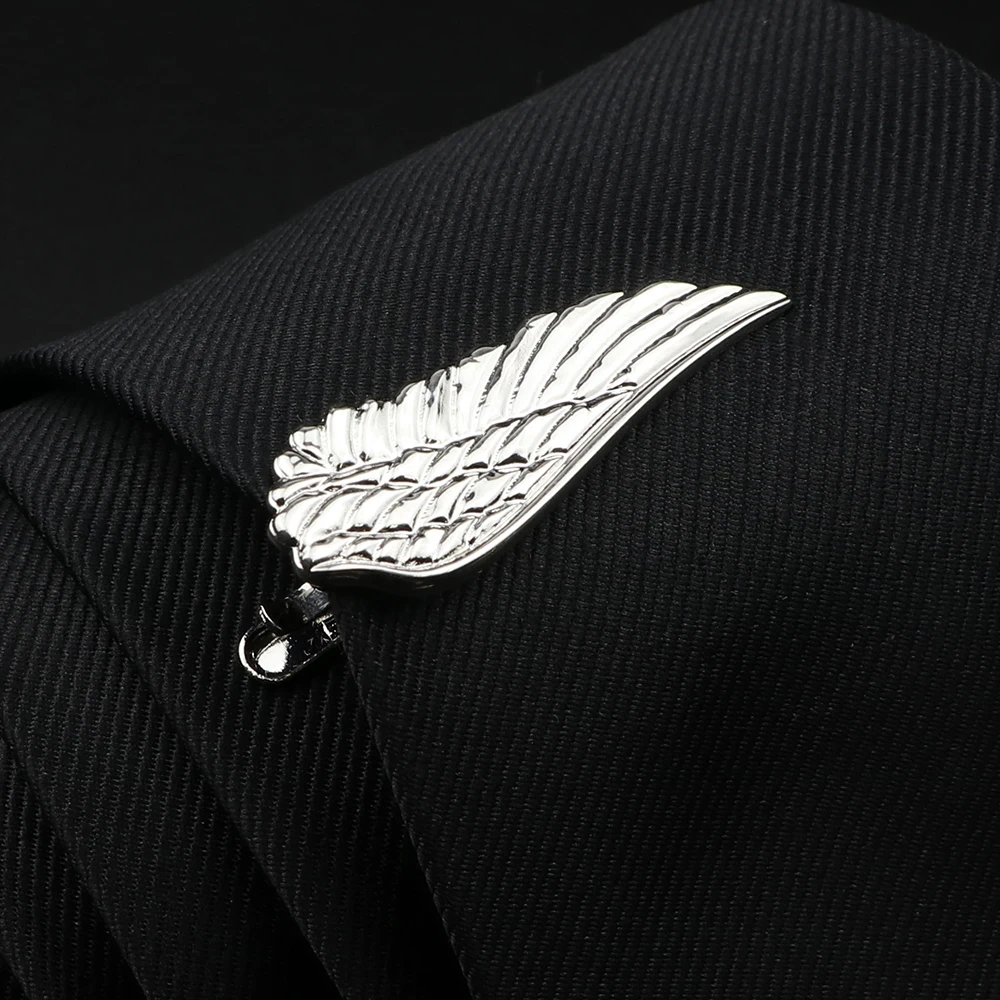 Men Alloy Metal Sliver Color Tie Clips 27 Designs Option Scissors Fish Bone Beard Wing Animal Clip Bar Wedding Party Jewelry Pin