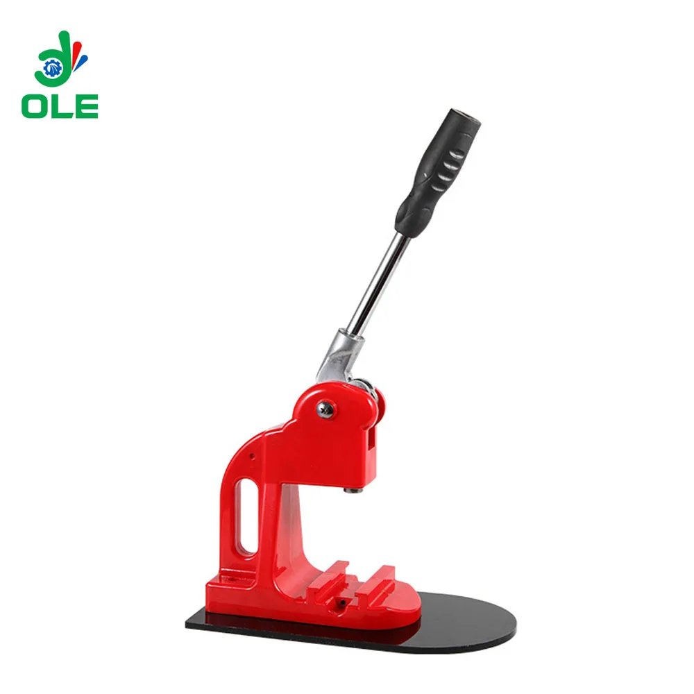 دليل شارة بدبوس ماكينة ثقب متعددة حجم ماكينة صنع الشارات