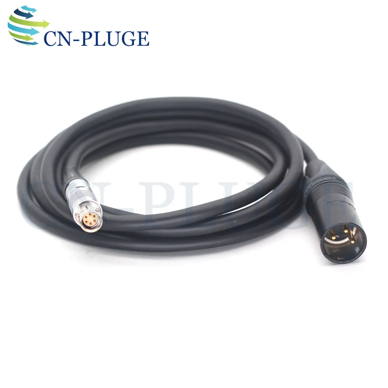 XLR3-Pin to Fischer 6-Pin Female Power Cord for Phantom VEO Series 4k High-Speed Camera