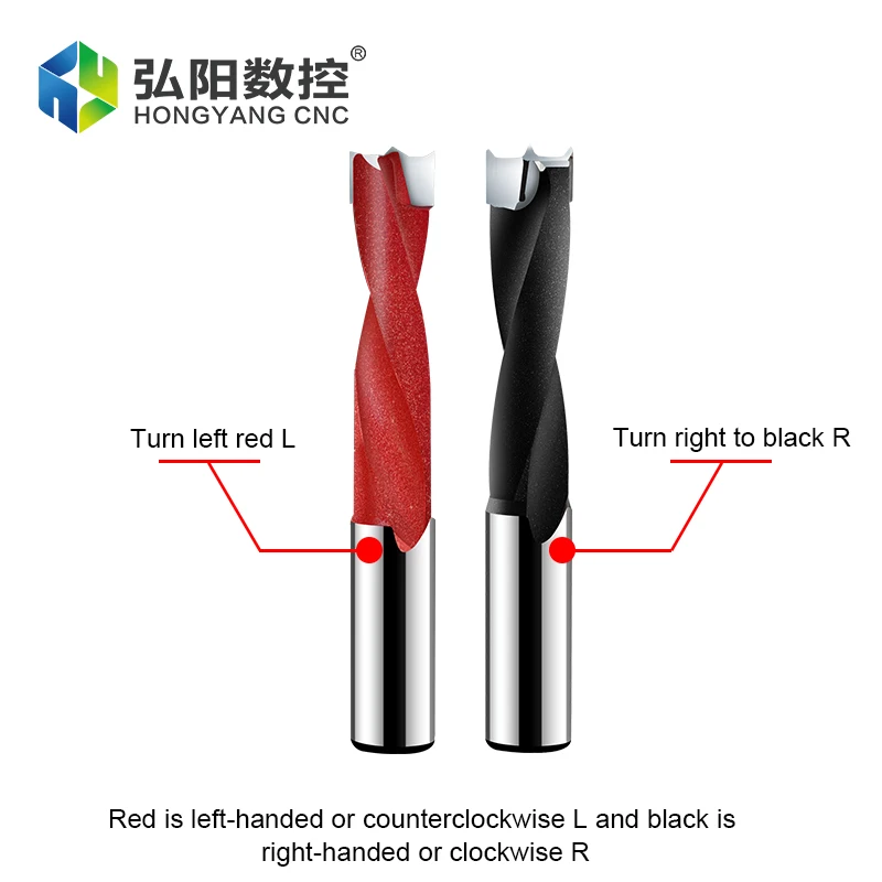 Left/Right Rotary Woodworking Drill Bit TCT Carbide Drill Bit Length Is 70mm, Used For Woodworking Hole Opener Of Boring Machine