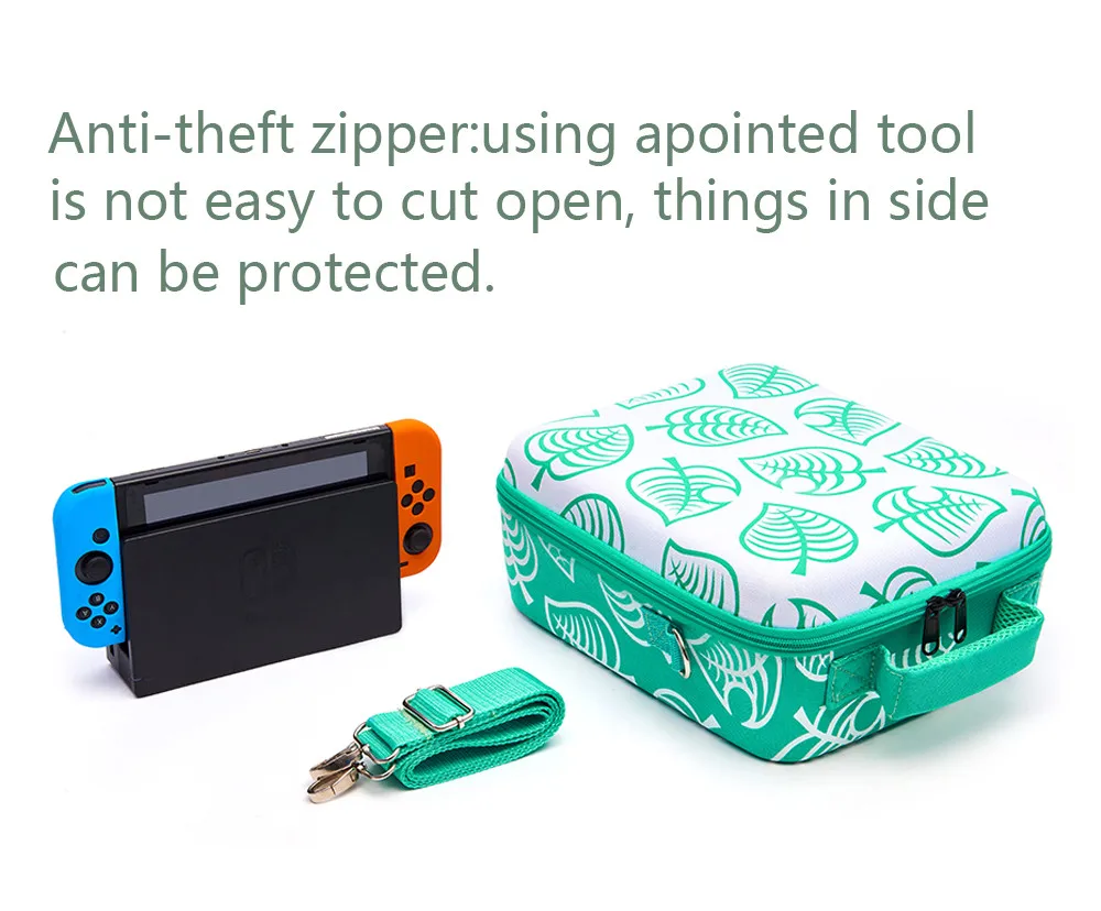 สำหรับสวิทช์อุปกรณ์เสริม Flannel วัสดุไนลอน EVA แบบพกพากระเป๋าใบใหญ่สำหรับ Nintendo Switch เกมคอนโซลกล่องเก็บ