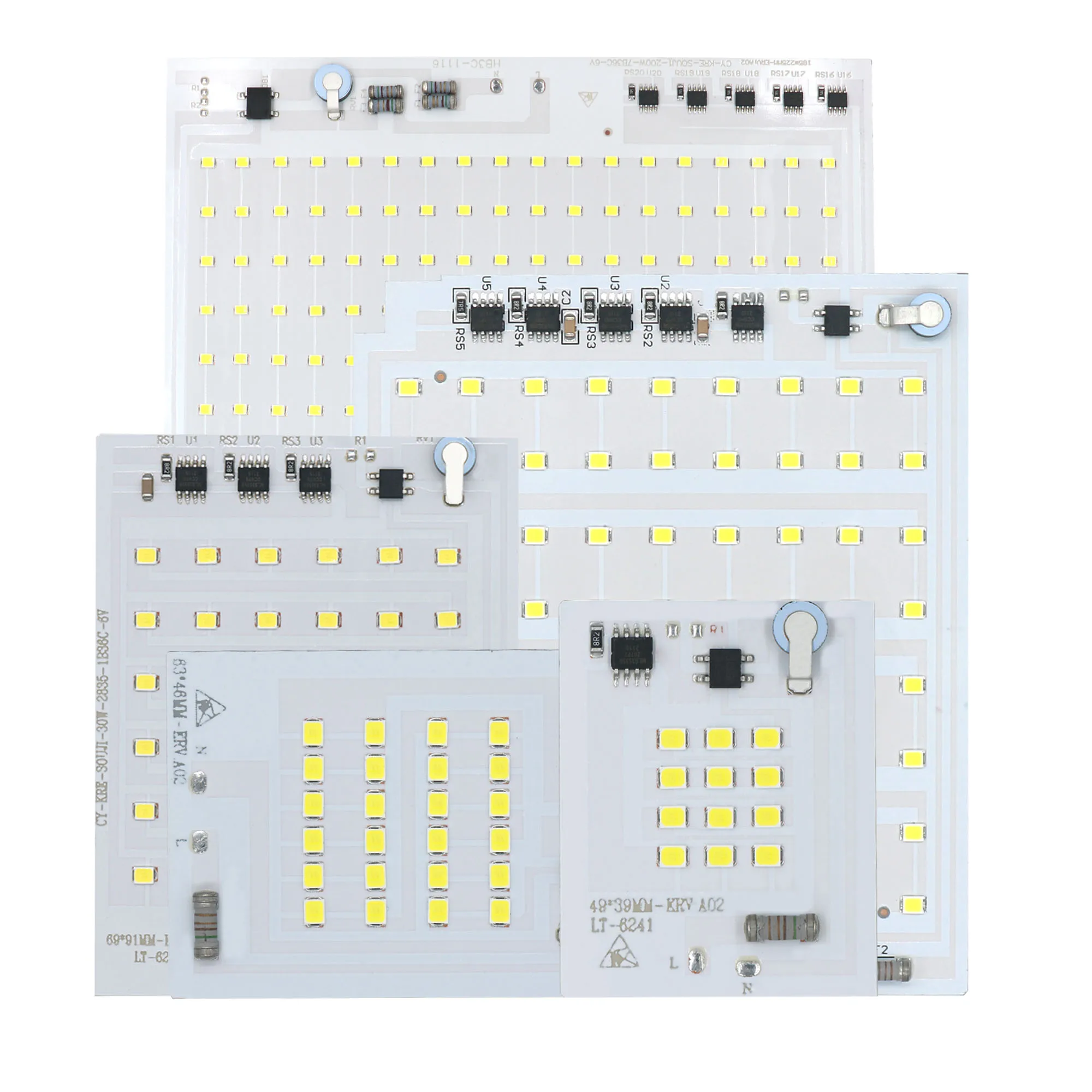 LED SMD283510W 20W 30W 50W 100W 150W 200W AC220-230V inteligentny IC nie ma potrzeby kierowcy DIY światło halogenowe Led żarówka Spotlight lampa