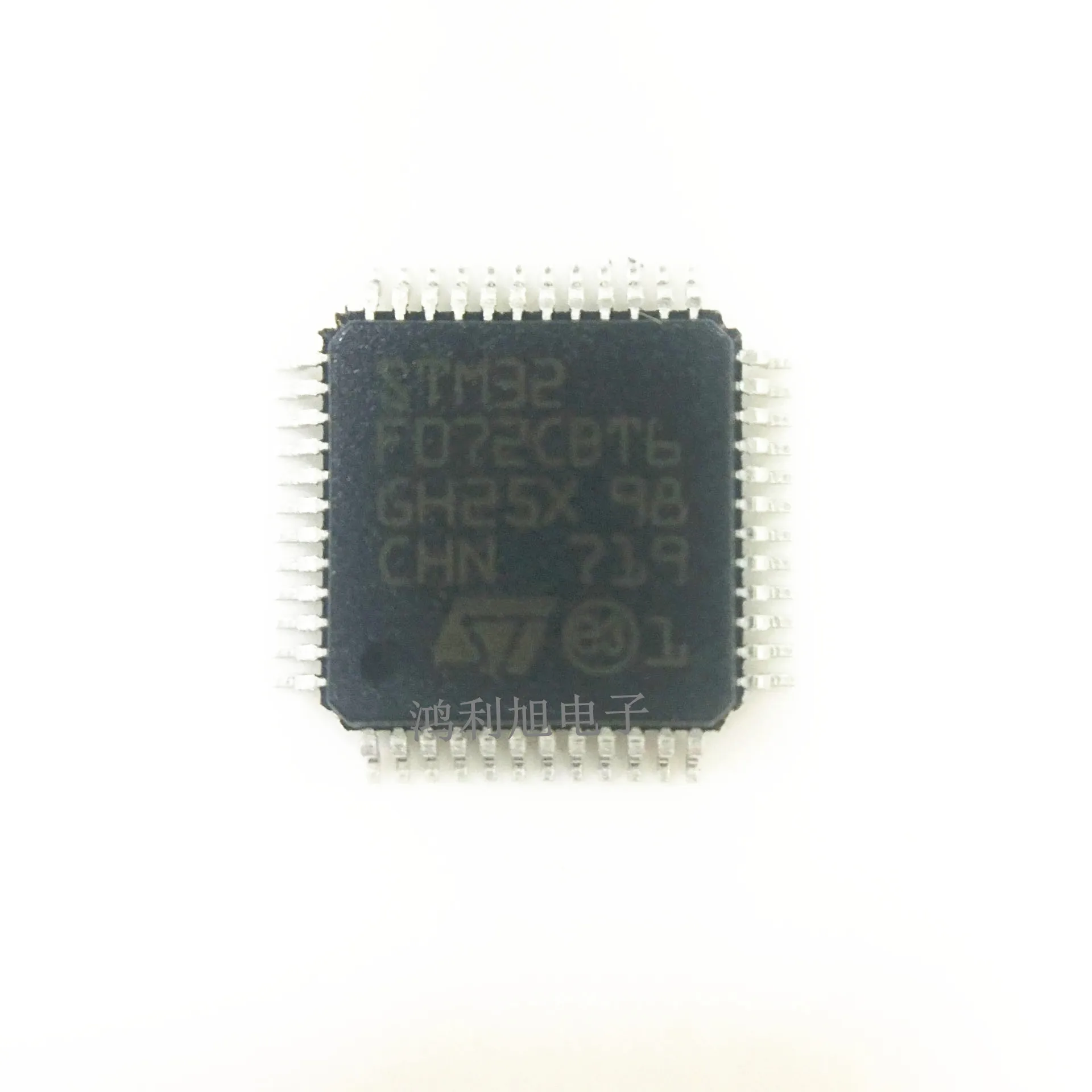 5 sztuk/partia STM32F072CBT6 MCU 32-bit ARM Cortex M0 RISC 128KB Flash 2.5V/3.3V 48-Pin LQFP taca