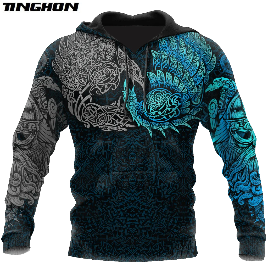 

Viking Ravens of Midgard Blue 3D full Printing Autumn Men Hoodie Unisex Luxury Hooded Sweatshirt Casual Jacket Tracksuits XY52