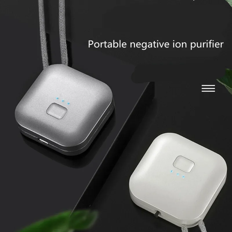 Negative Ion Air Purifier Portable Hanging Neck Mini Mobile Releases Ions With You Below 36dB Polluting Microparticulate Matter