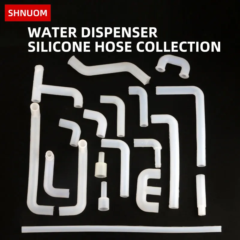 Water dispenser accessories silicone hose high temperature resistant heating tank various special-shaped straight pipe bends