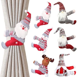 1pc Christmas Curtain Holder Hook Curtain Clip Tieback Buckle Clips Buckle Tie Back Curtain Decorative Accessories Home Decor