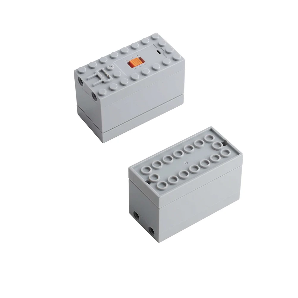 2 Stuks Aaa Batterij Case Box Voor Technische Power Functies Moc Onderdelen Compatibel Met Legoeds Bouwstenen Voor Diy Trein auto Set