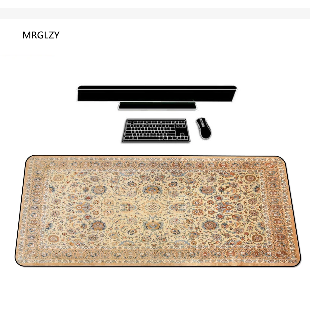 

Best-selling Persian Carpet Pad Mouse Pad Retro Style Carpet Pattern Laptop Mouse Pad Home Office Desk Decoration Craft Desk Mat