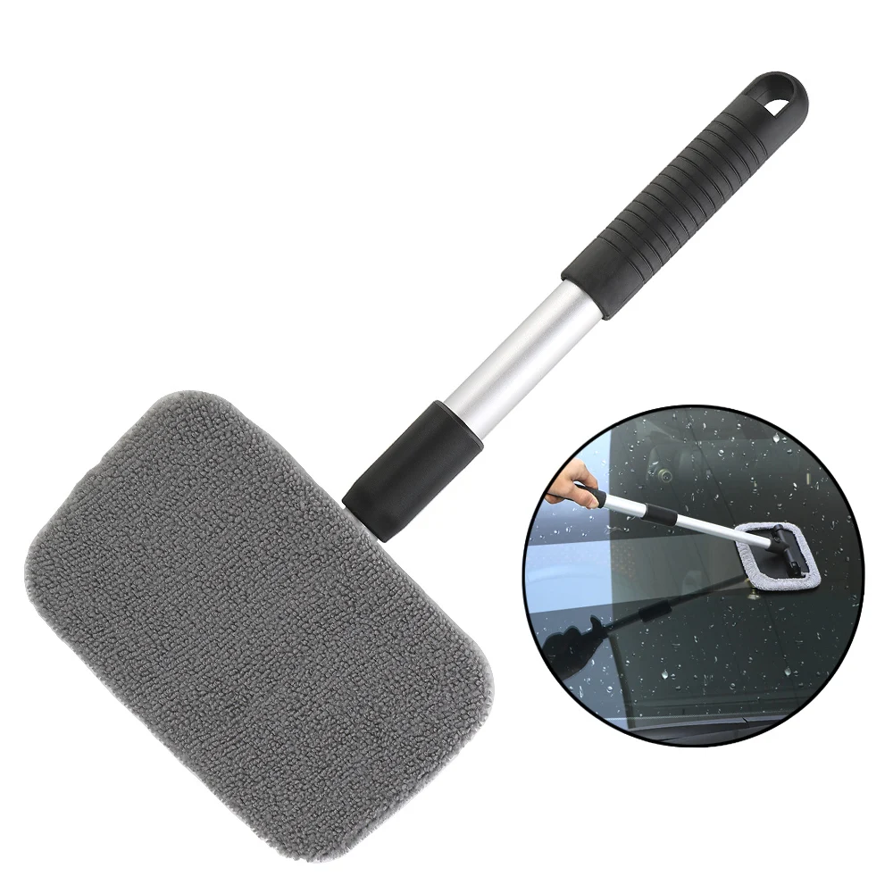 Telescopic Rod Cleanning Brush Brush Cleaning Car Wiper Cleaner Glass Window Tool Car Windshield Clean Auto Car Accessories