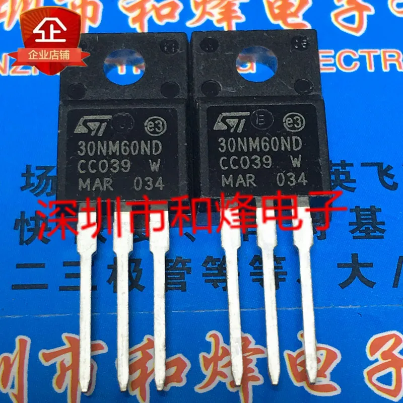 6pcs/lot STF30NM60ND 30NM60ND TO-220F 650V 25A In Stock