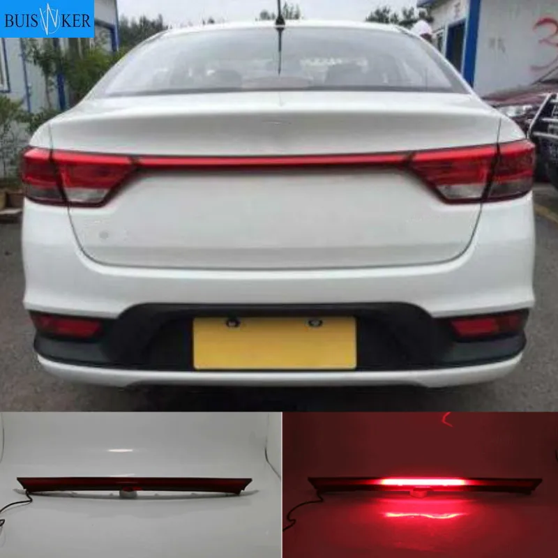 

2Pcs For Kia Rio K2 Sedan 2017 2018 Led Rear Bumper Reflector Car Tail Light Fog Lamp Braking Driving Car Accessories